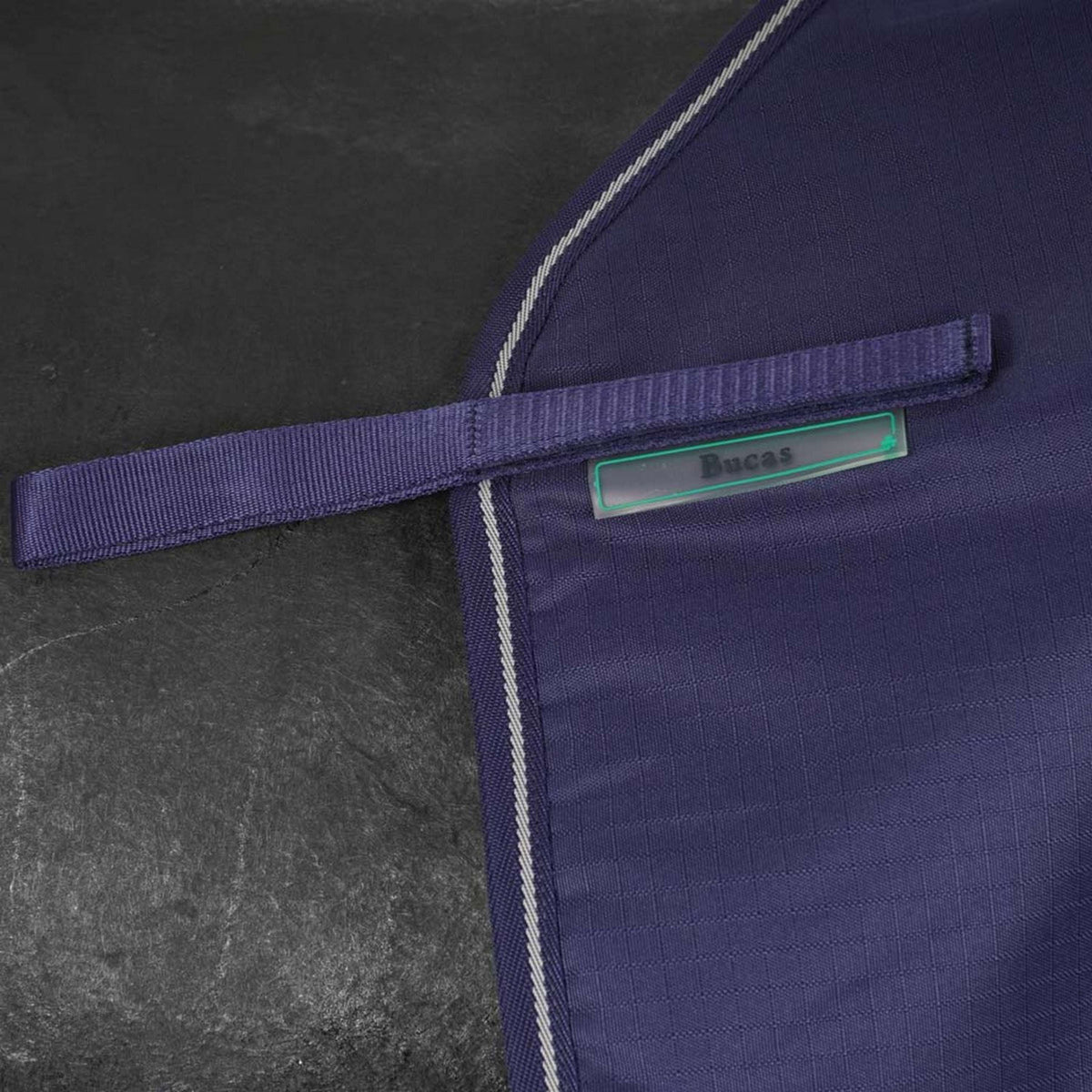 Bucas Quarter Sheet Navy/Plata