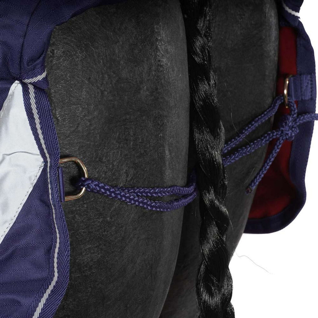 Bucas Riding Rug Navy/Plata