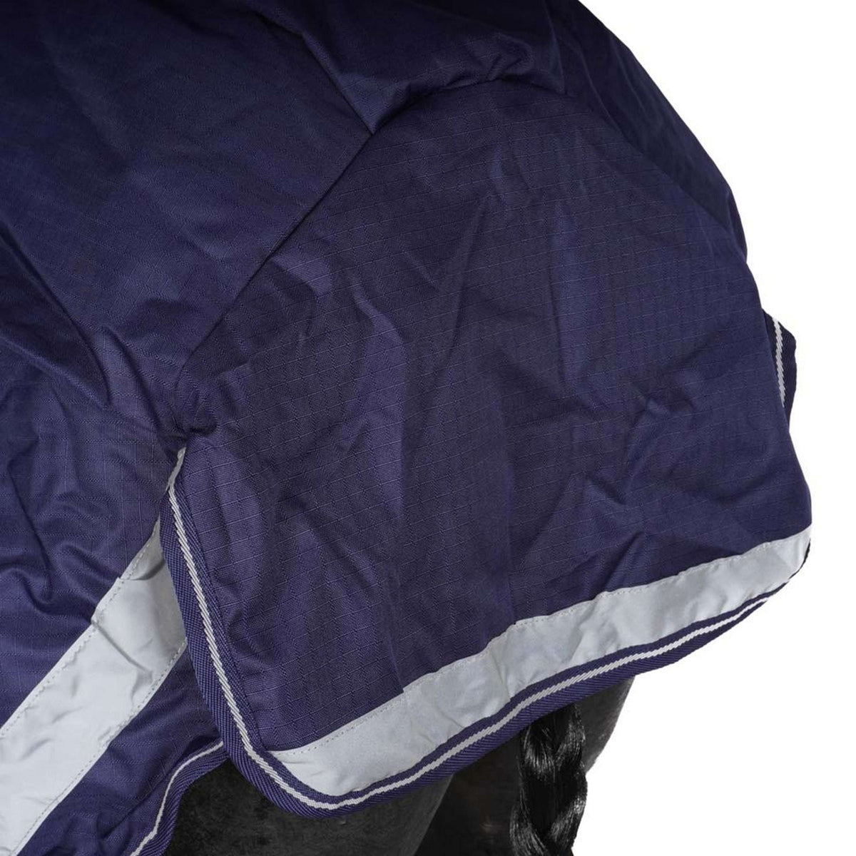 Bucas Riding Rug Navy/Plata