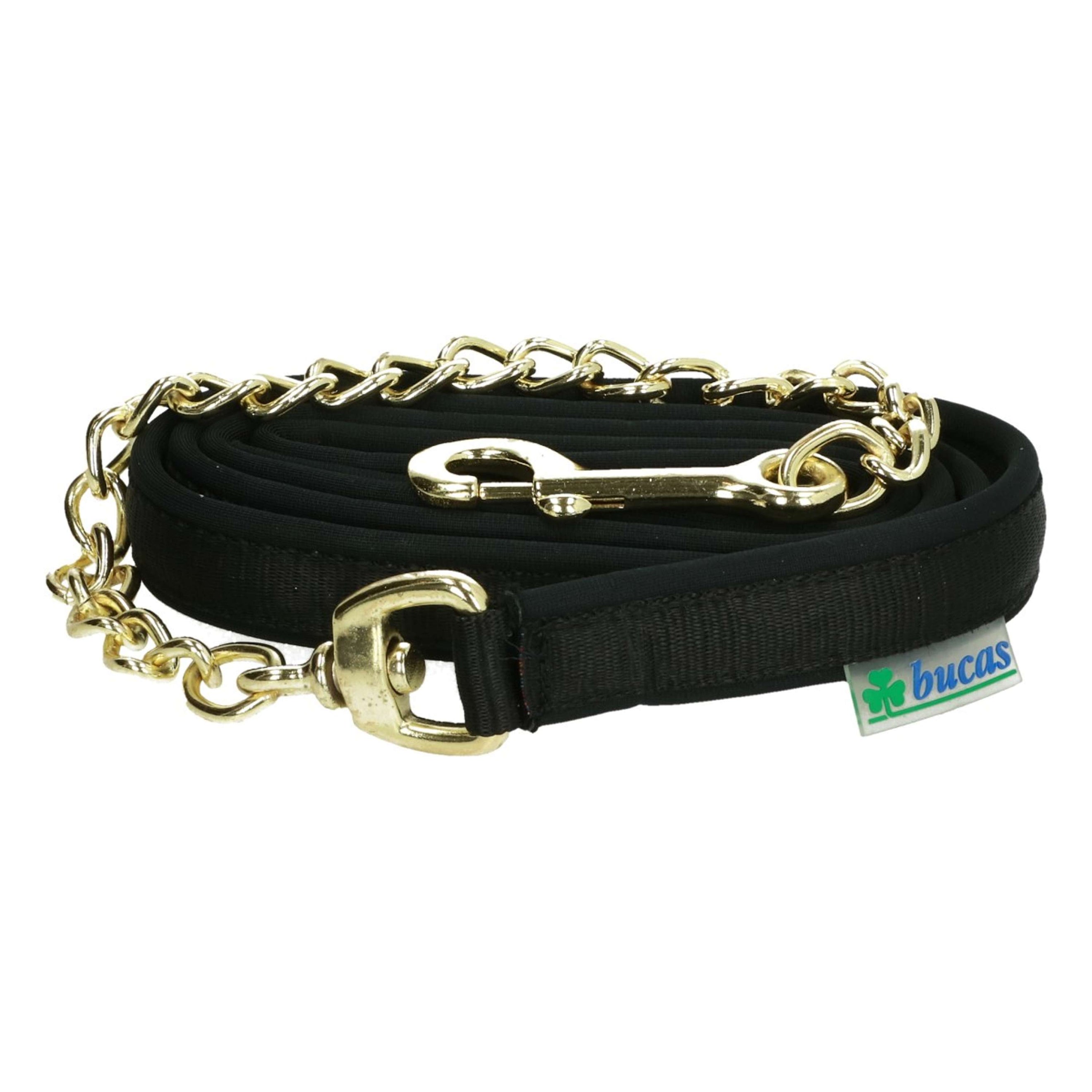 Bucas Stallion Chain Lead Negro
