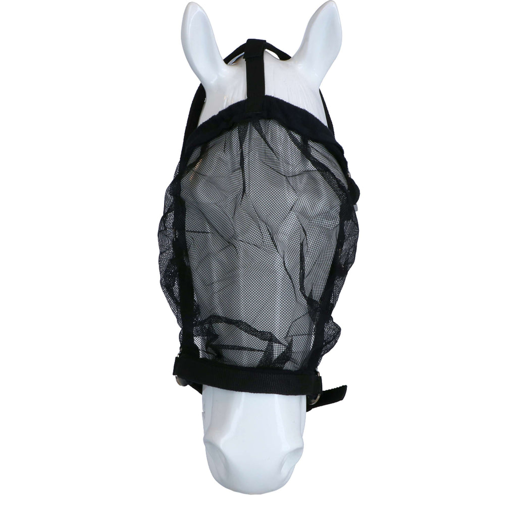 Harry's Horse Máscara para Moscas Collar para la cabeza Negro