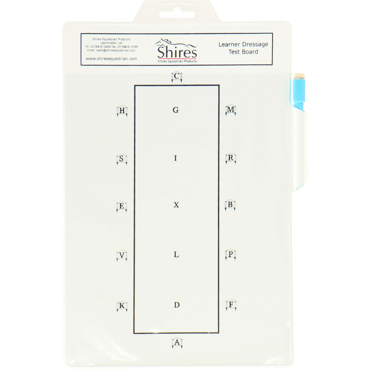Shires Tabla de prueba de doma Blanco