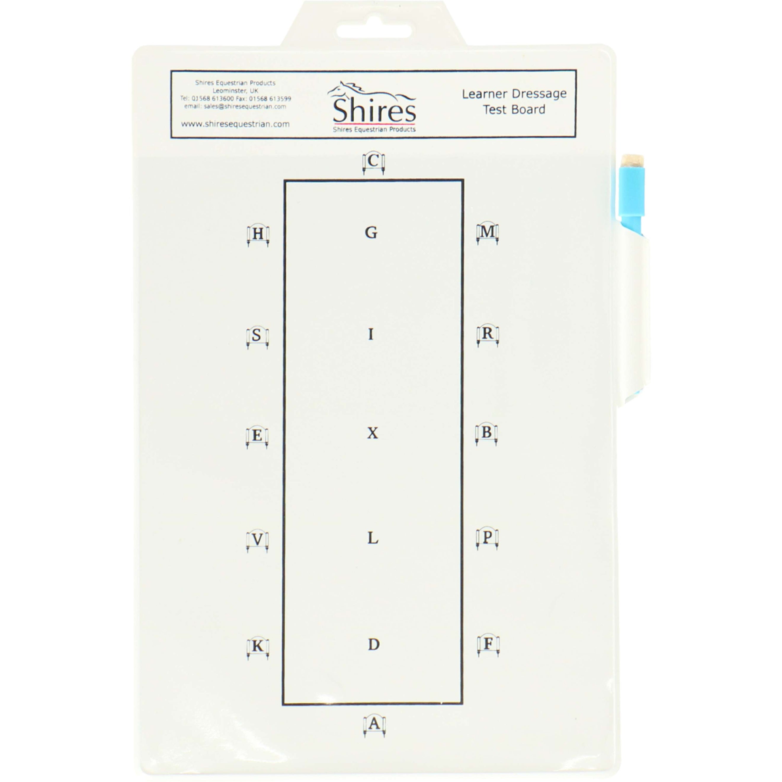 Shires Tabla de prueba de doma Blanco