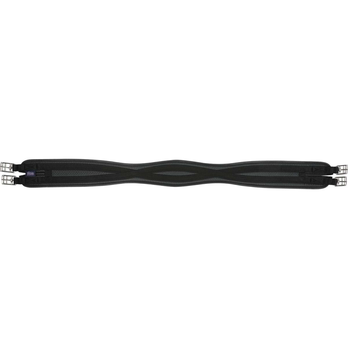 Shires Cincha Preformada Anti Rozaduras Negro
