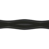 Shires Cincha Preformada Anti Rozaduras Negro