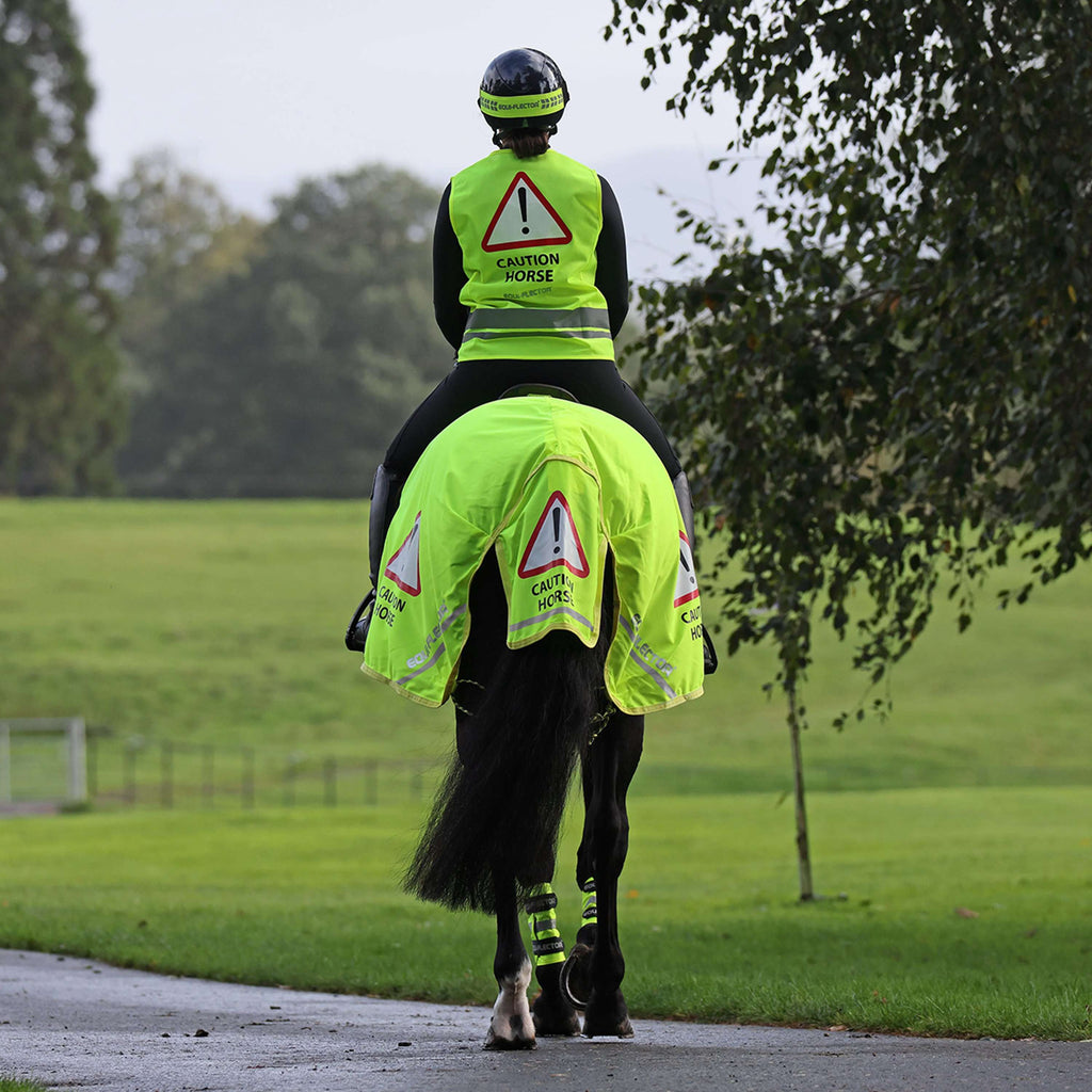 Equi-Flector by Shires Manta de ejercicio Amarillo