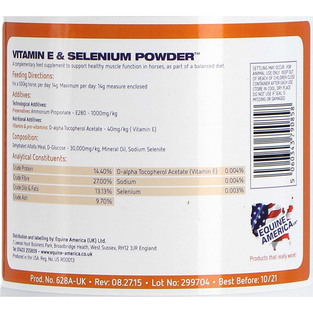 Equine America Vitamina E y Selenio