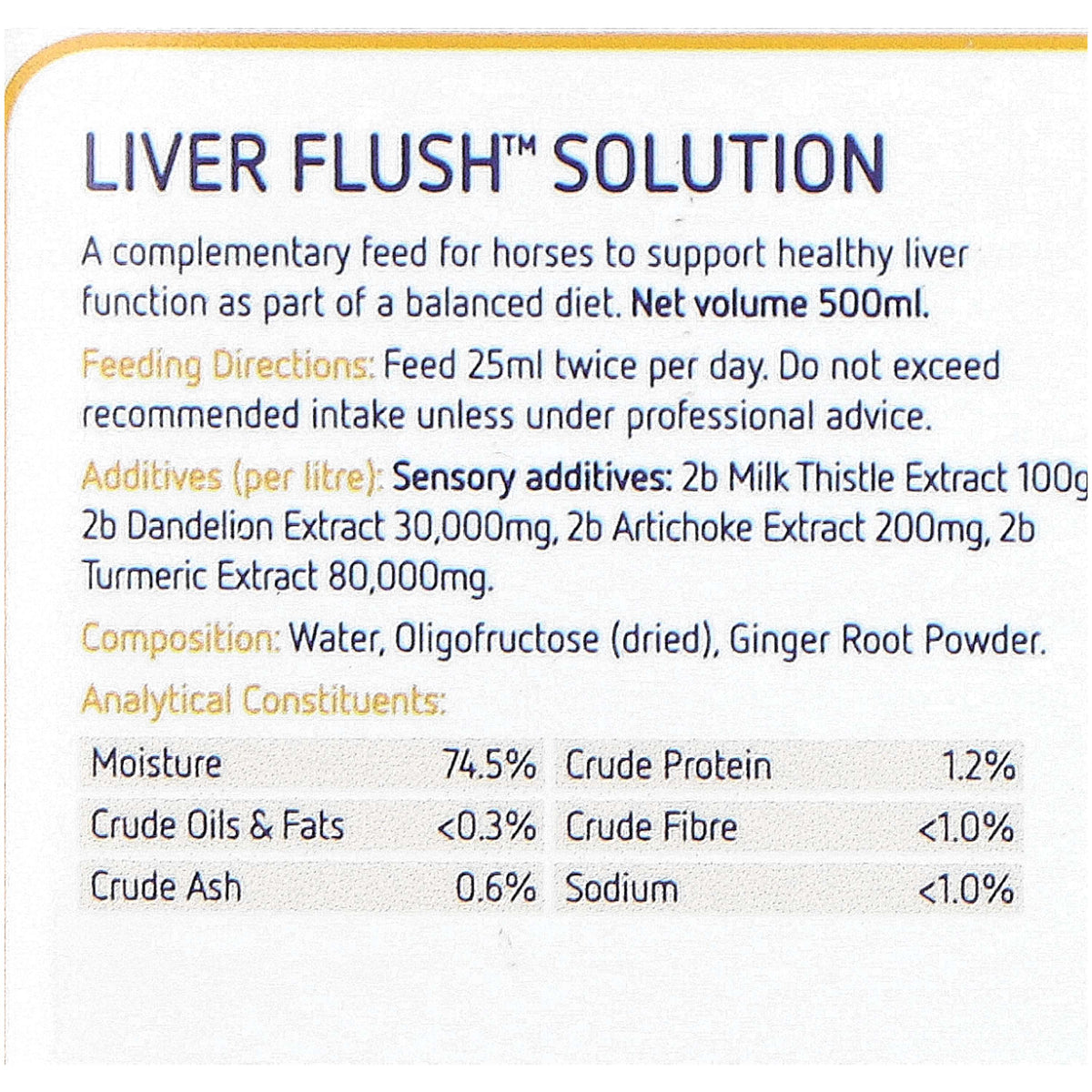 Equine America Liver Flush (Desintoxicación Hepática)