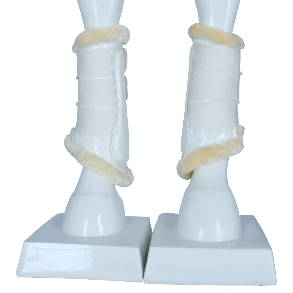 BR Protectores de piernas Majestic Lacquer Blanco