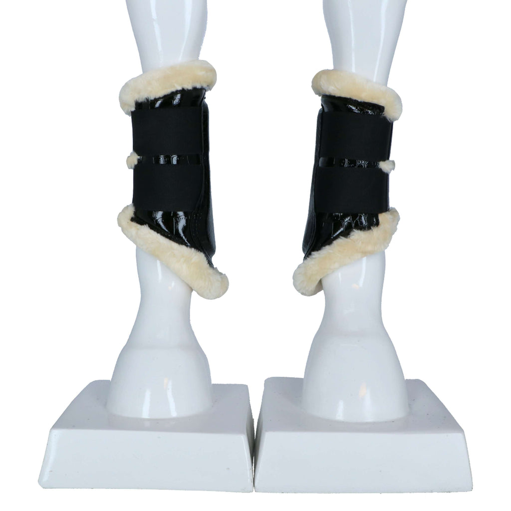 BR Protectores de piernas Majestic Lacquer Negro