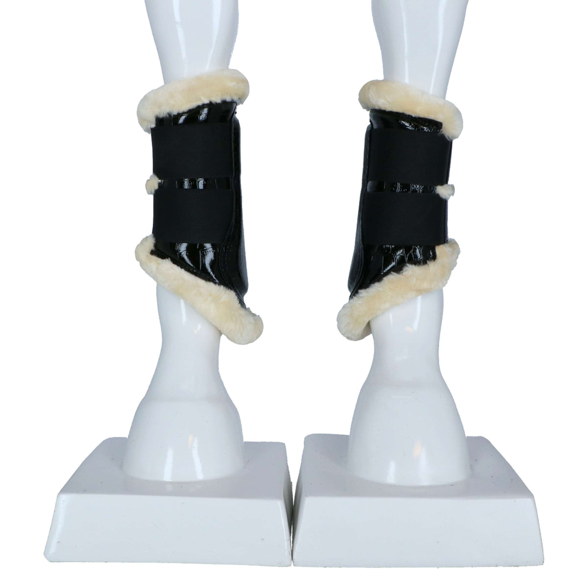 BR Protectores de piernas Majestic Lacquer Negro