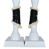 BR Protectores de piernas Majestic Lacquer Negro