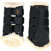 BR Protectores de piernas Majestic Lacquer Negro