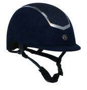 BR Casco de Equitación Sigma Microfibra con Glitter Top VG1 Navy