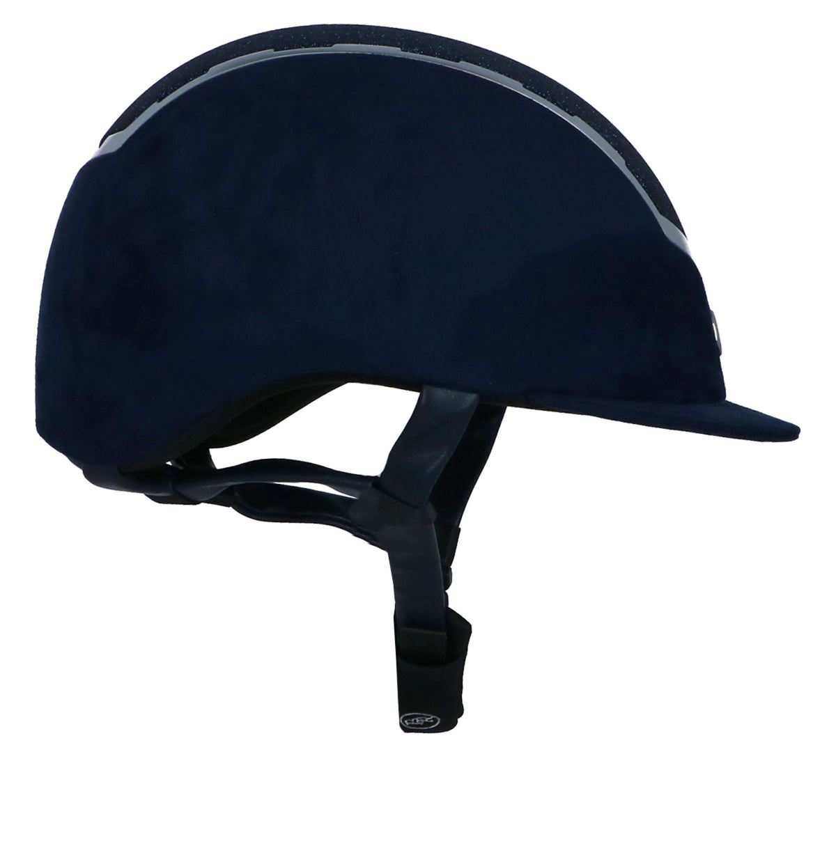 BR Casco de Equitación Sigma Microfibra con Glitter Top VG1 Navy