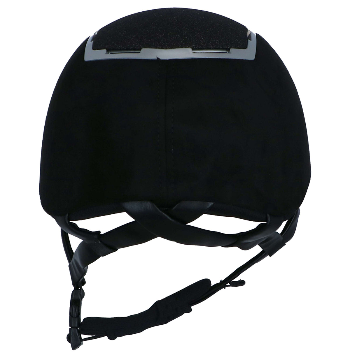 BR Casco de Equitación Sigma Microfibra con Glitter Top VG1 Negro