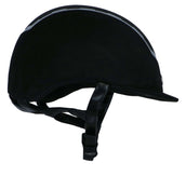 BR Casco de Equitación Sigma Microfibra con Glitter Top VG1 Negro