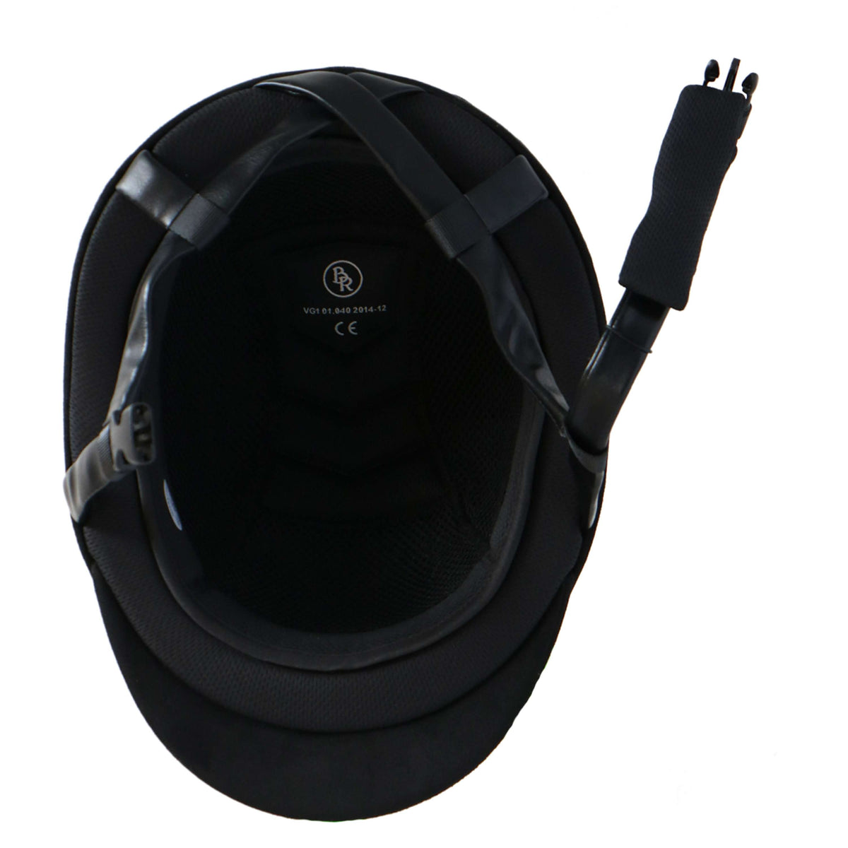BR Casco de Equitación Sigma Microfibra con Glitter Top VG1 Negro