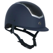 BR Casco de Equitación Sigma Pintado con Carbon Top VG1 Navy