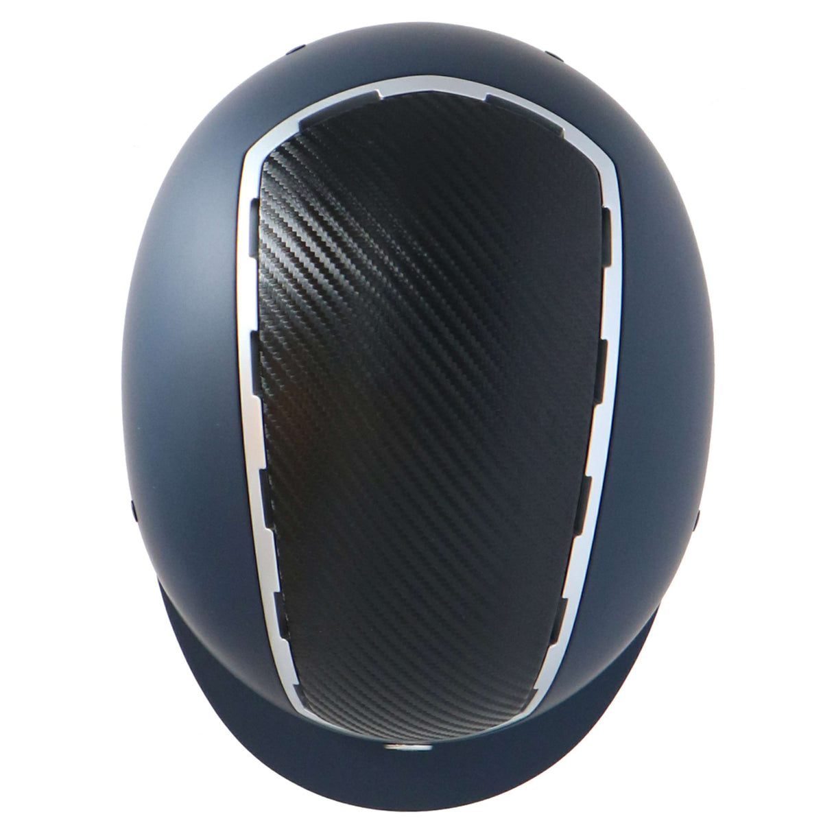 BR Casco de Equitación Sigma Pintado con Carbon Top VG1 Navy
