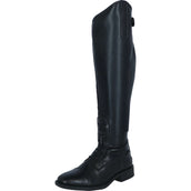 Premiere Botas de Equitación Chico Cremallera Trasera de Cuero Sintético Negro