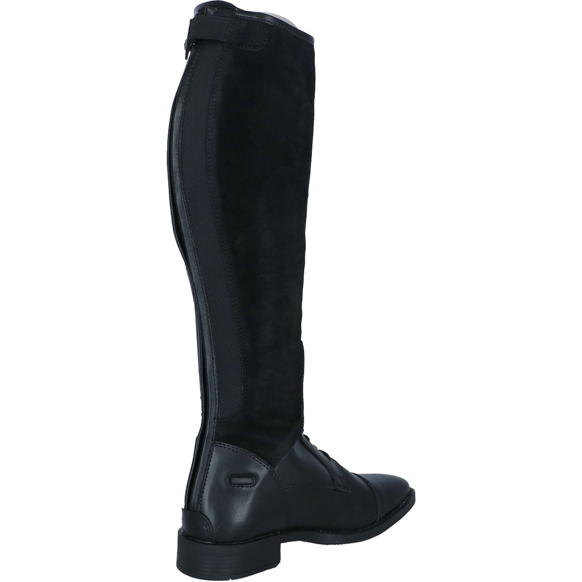 Premiere Botas de Equitación Chico Cremallera Trasera de Cuero Sintético Negro