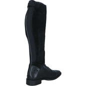 Premiere Botas de Equitación Chico Cremallera Trasera de Cuero Sintético Negro