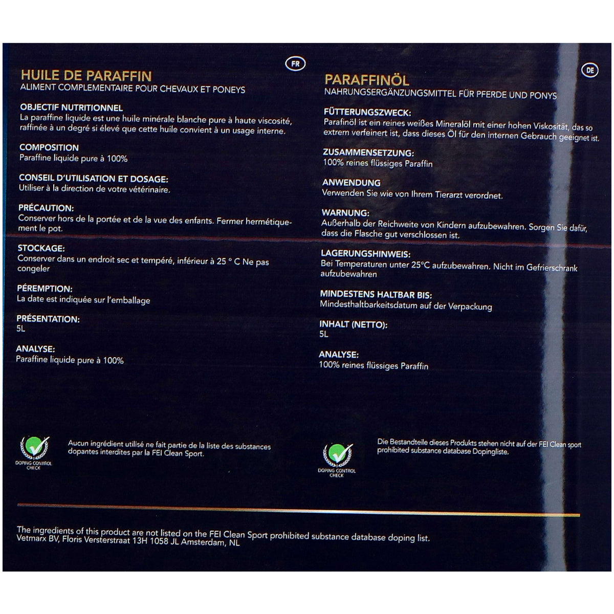 Synovium Aceite de Parafina