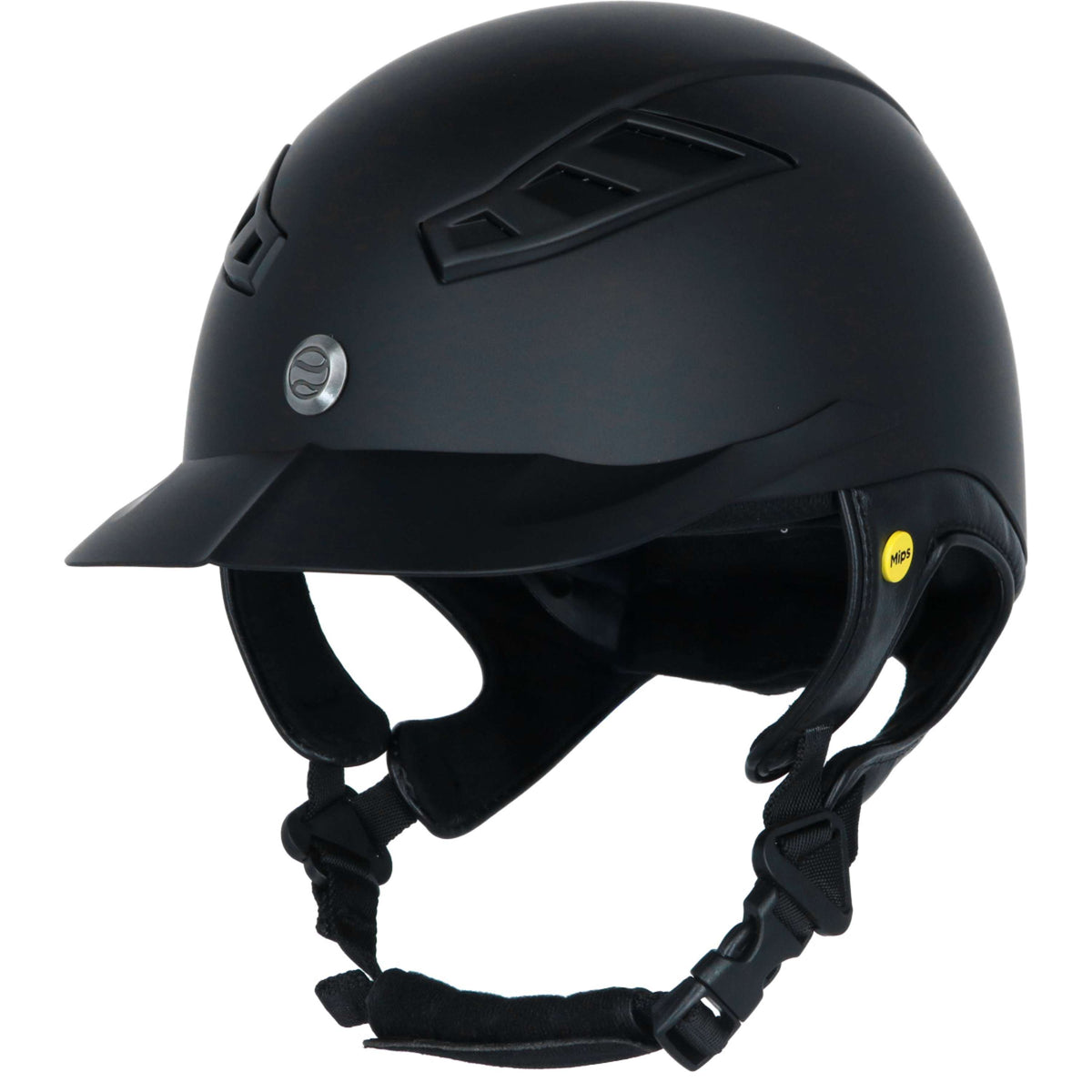 Back on Track Casco EQ3 Lynx Smooth Top Mips Negro