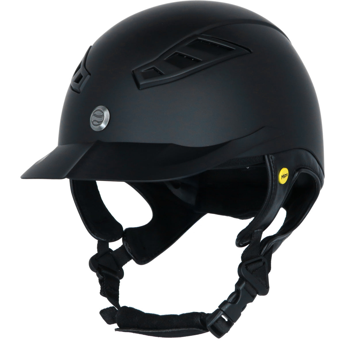 Back on Track Casco EQ3 Lynx Smooth Top Mips Negro