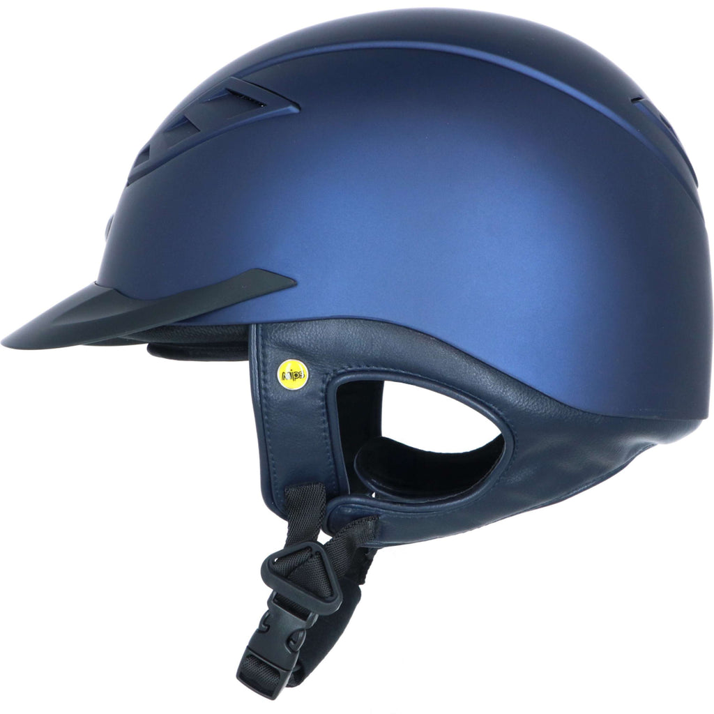 Back on Track Casco EQ3 Lynx Smooth Top Mips Azul