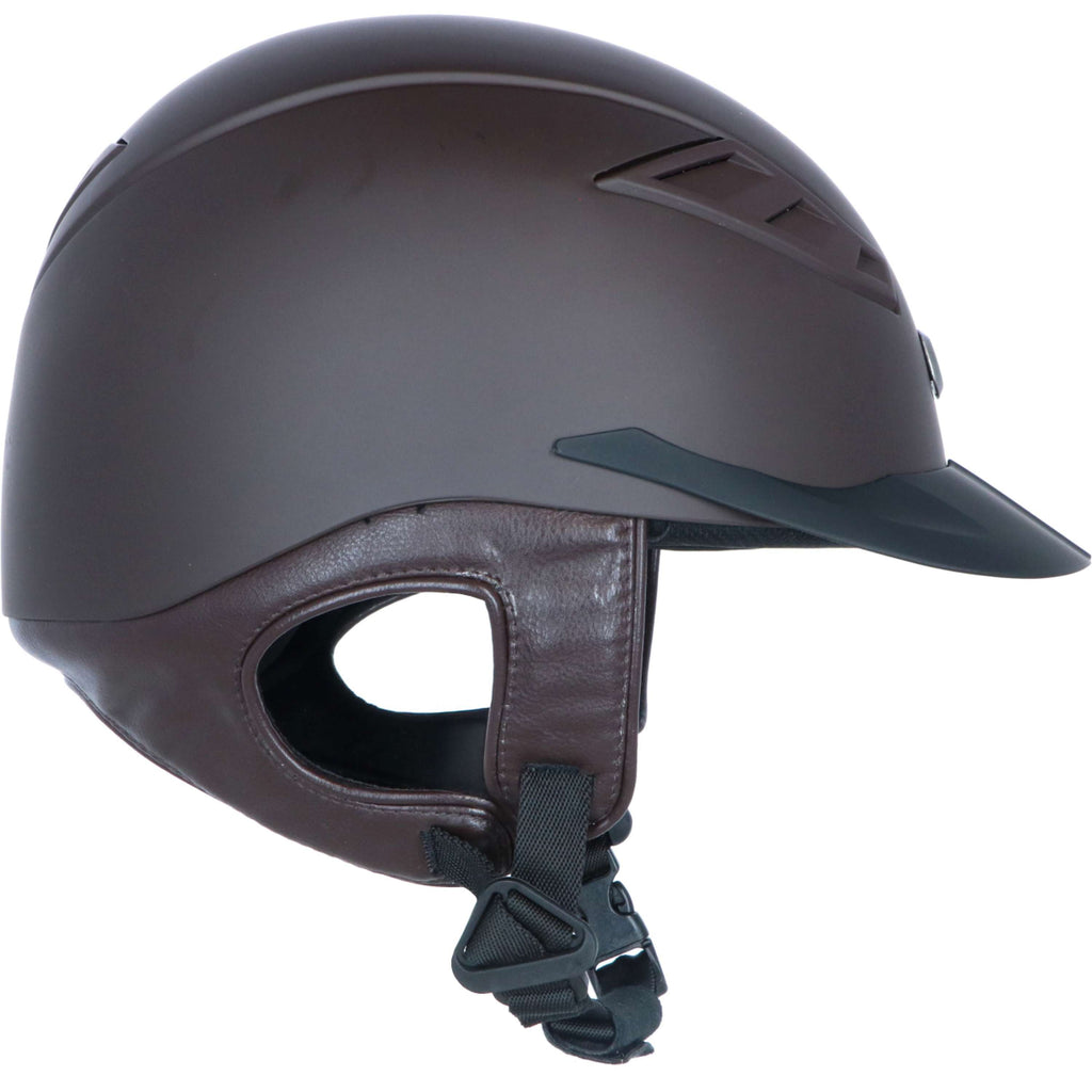 Back on Track Casco EQ3 Lynx Smooth Top Mips Marron