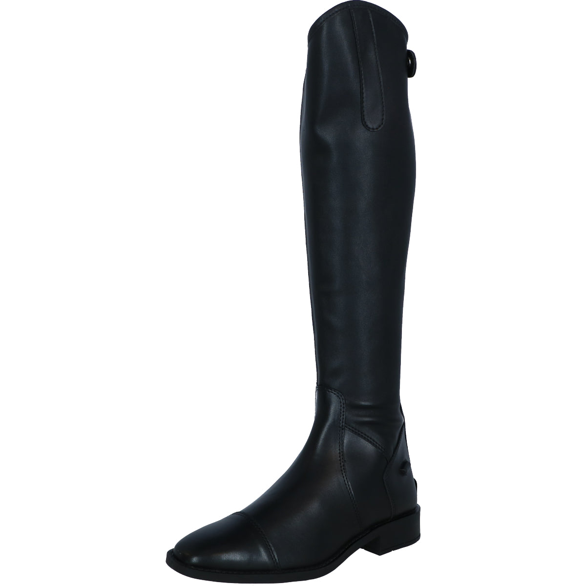 Premiere Botas de Equitación Chesta Cremallera Trasera de Cuero Sintético Negro