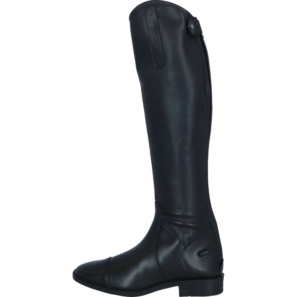 Premiere Botas de Equitación Chesta Cremallera Trasera Pequeña de Cuero Sintético Negro