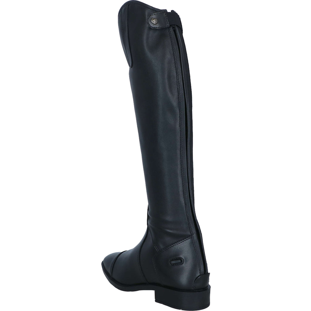 Premiere Botas de Equitación Chesta Cremallera Trasera Pequeña de Cuero Sintético Negro