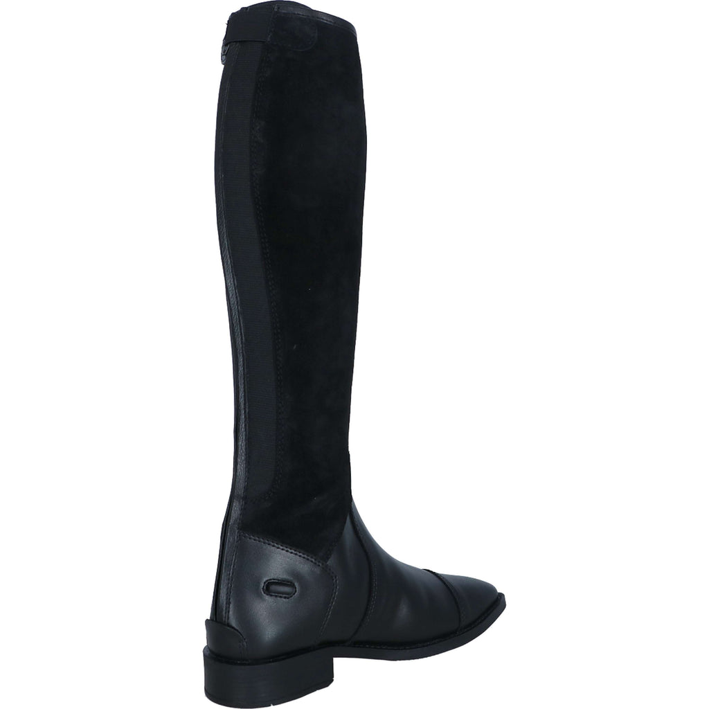 Premiere Botas de Equitación Chesta Cremallera Trasera Pequeña de Cuero Sintético Negro