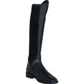 Premiere Botas de Equitación Chesta Cremallera Trasera de Cuero Sintético Negro