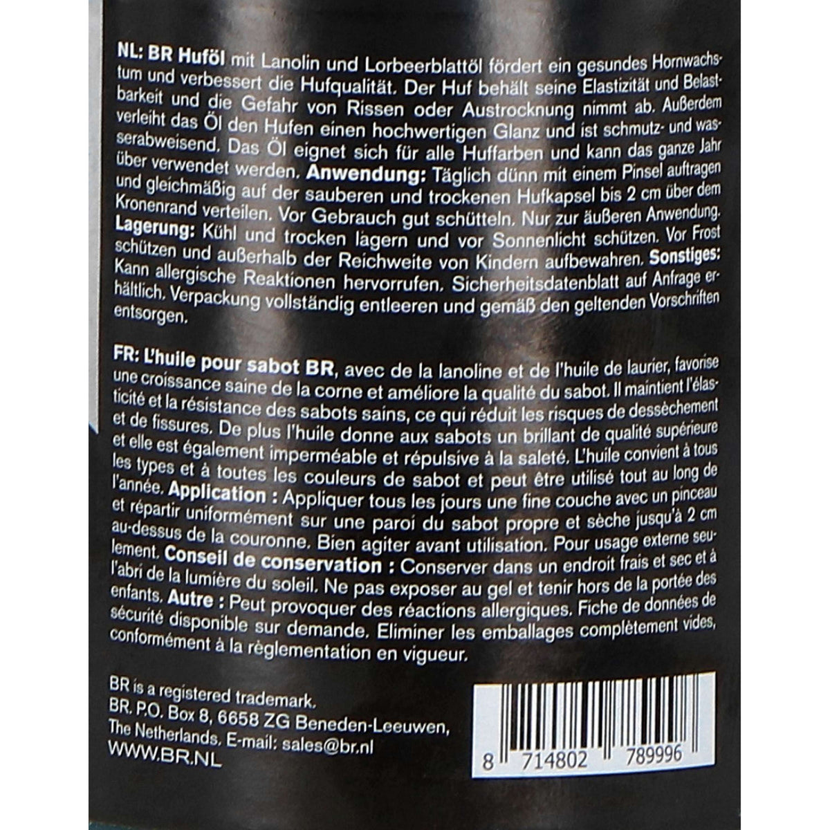 BR Aceite para Cascos con Brocha