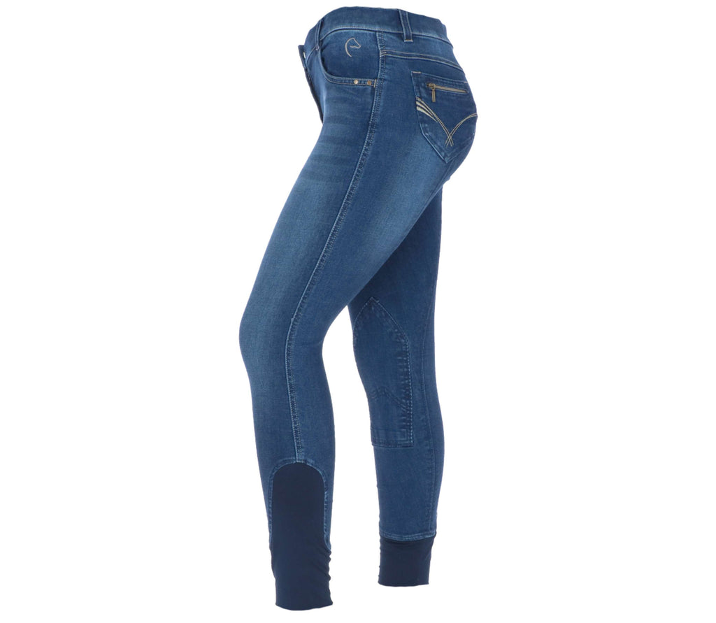 EQUITHÈME Jeans Texas Denim Azul/Beige
