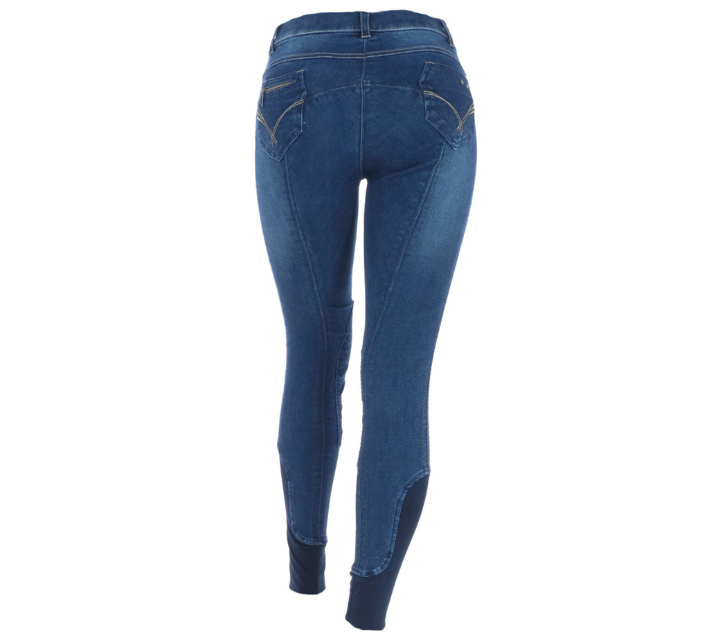 EQUITHÈME Jeans Texas Denim Azul/Beige