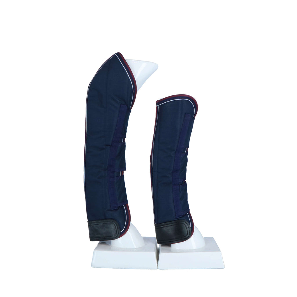 EQUITHÈME Protectores de transporte 1200D Azul marino/Burdeos/Blanco