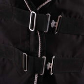 EQUITHÈME Manta de Verano Chic Negro/Plata