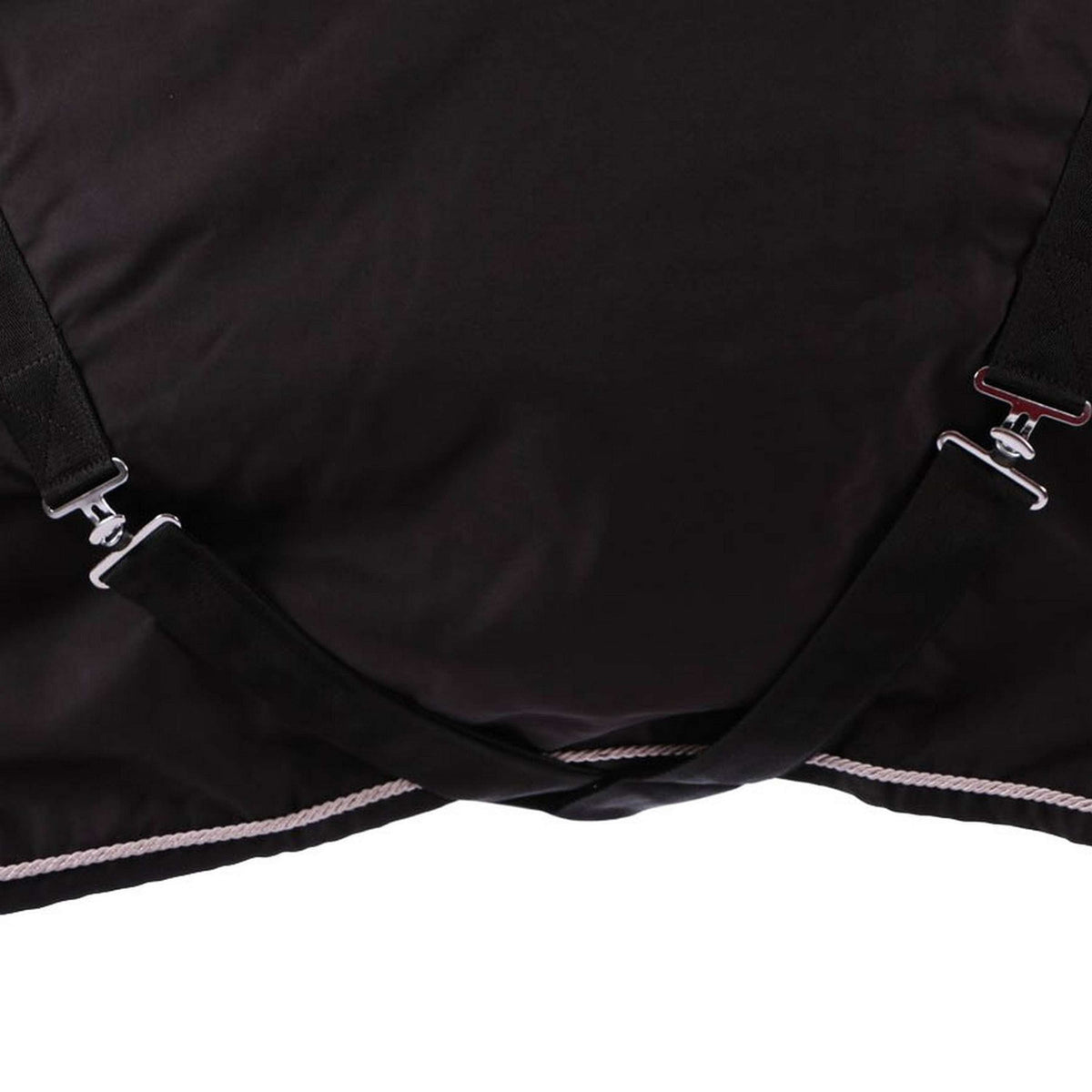 EQUITHÈME Manta de Verano Chic Negro/Plata