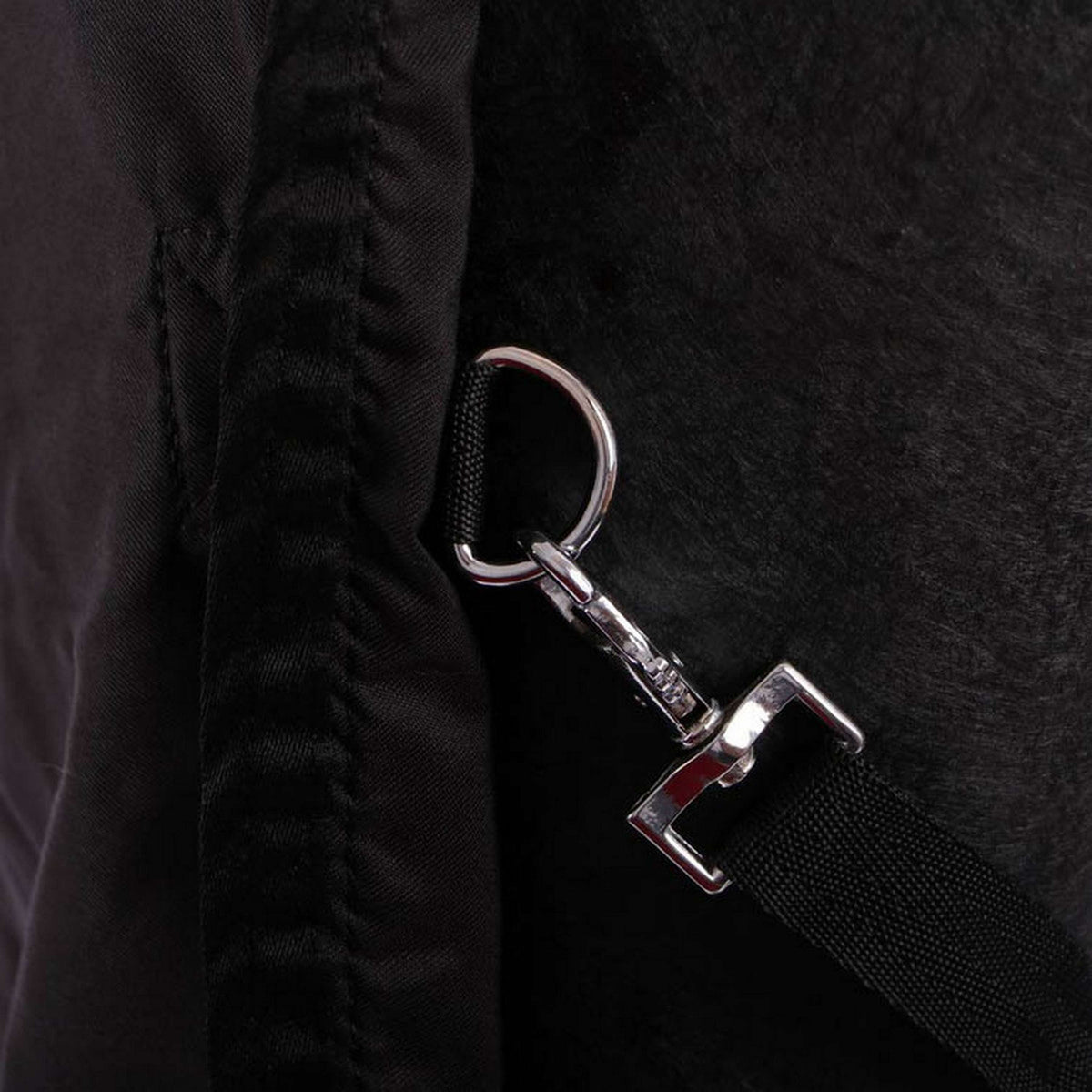EQUITHÈME Manta de Verano Chic Negro/Plata