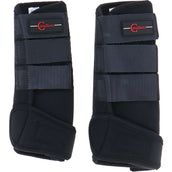 Kerbl Botas para Tendones Synthetisch Kautschuk 4er Set Negro