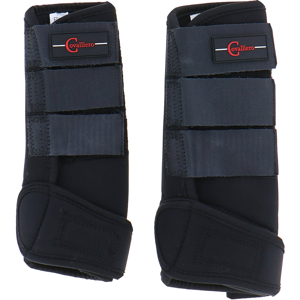 Kerbl Botas para Tendones Synthetisch Kautschuk 4er Set Negro