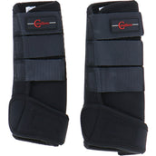 Kerbl Botas para Tendones Synthetisch Kautschuk 4er Set Negro