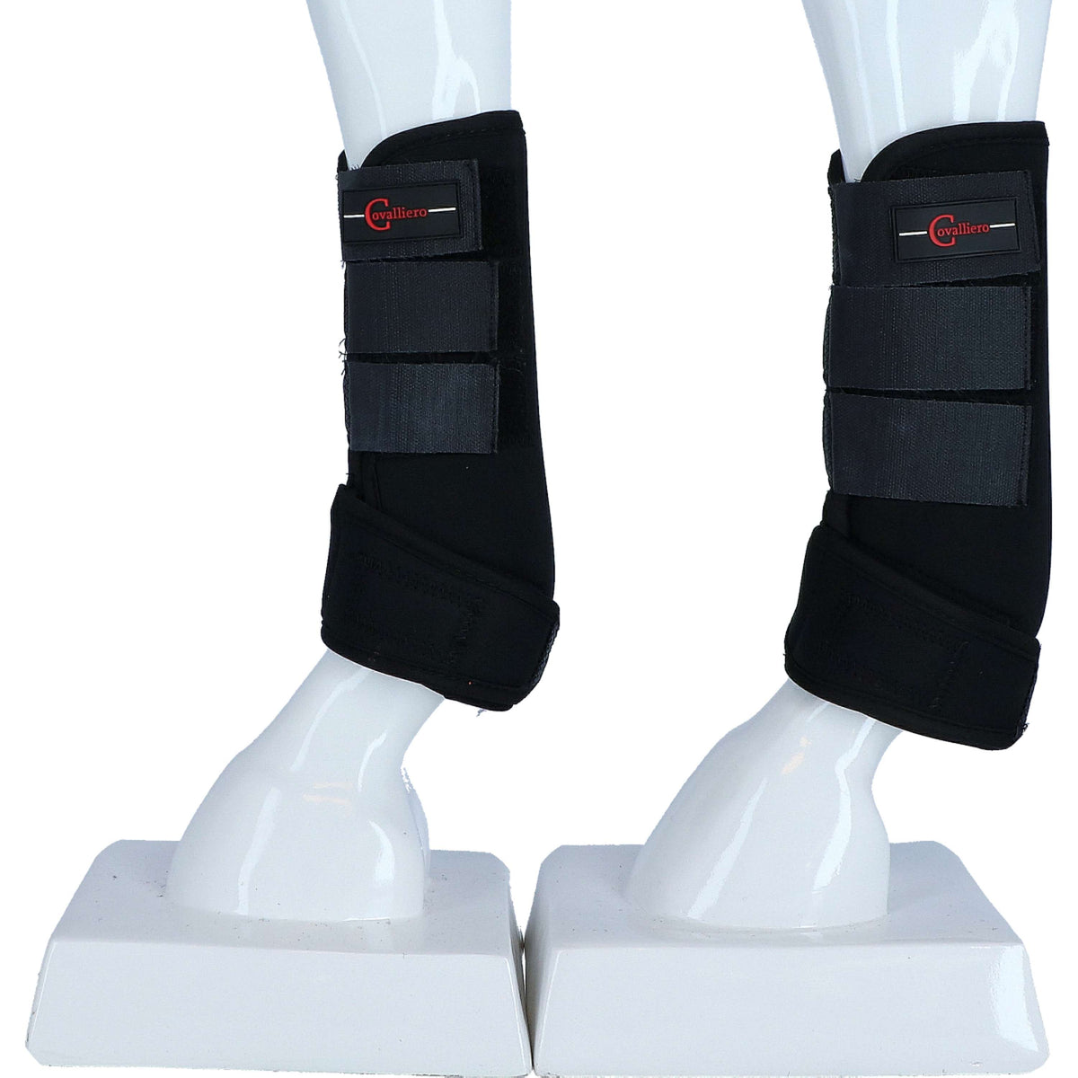 Kerbl Botas para Tendones Synthetisch Kautschuk 4er Set Negro