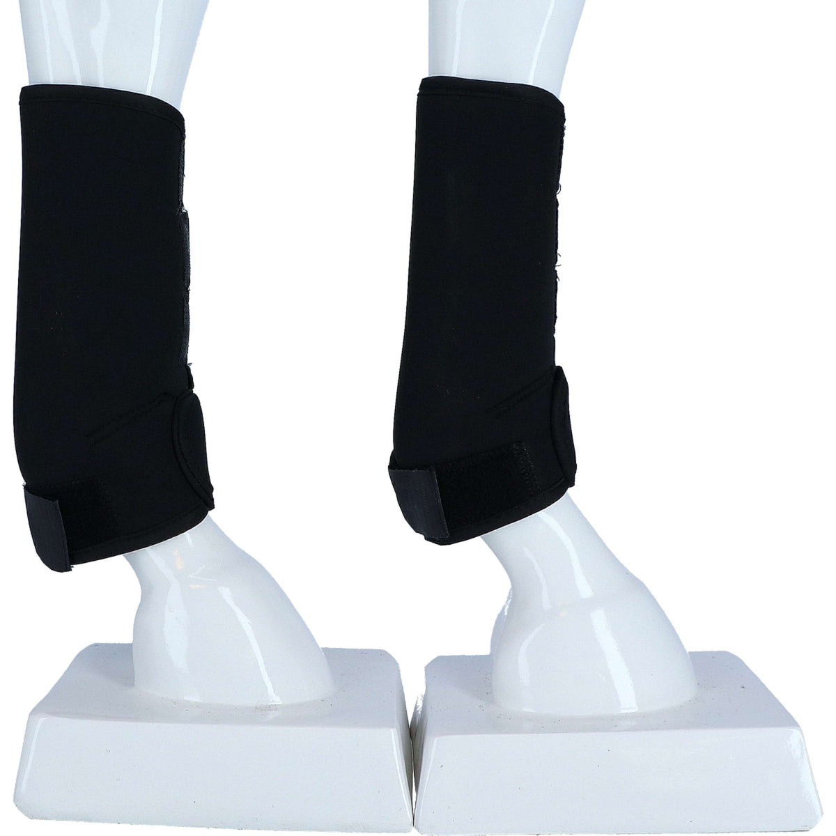 Kerbl Botas para Tendones Synthetisch Kautschuk 4er Set Negro