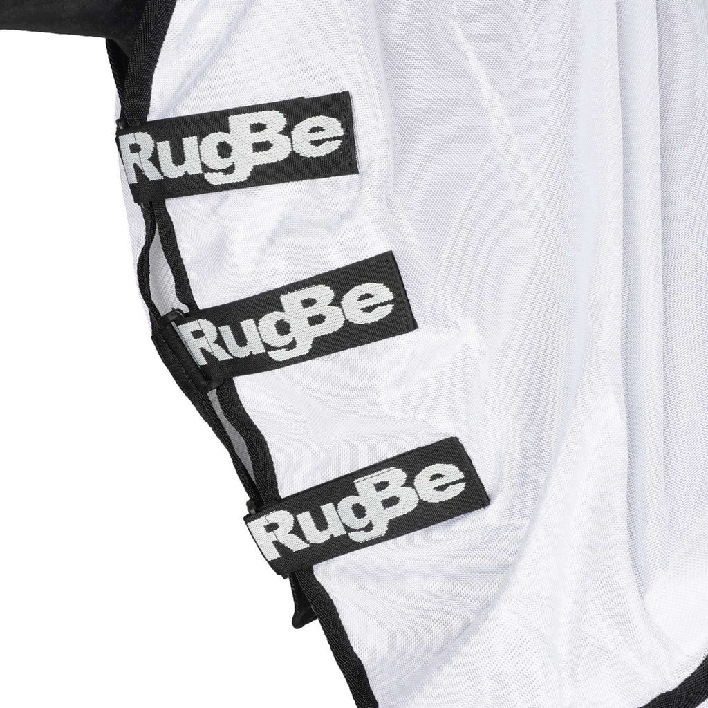 RugBe by Covalliero Manta Antimoscas SuperFly con cuello Blanco